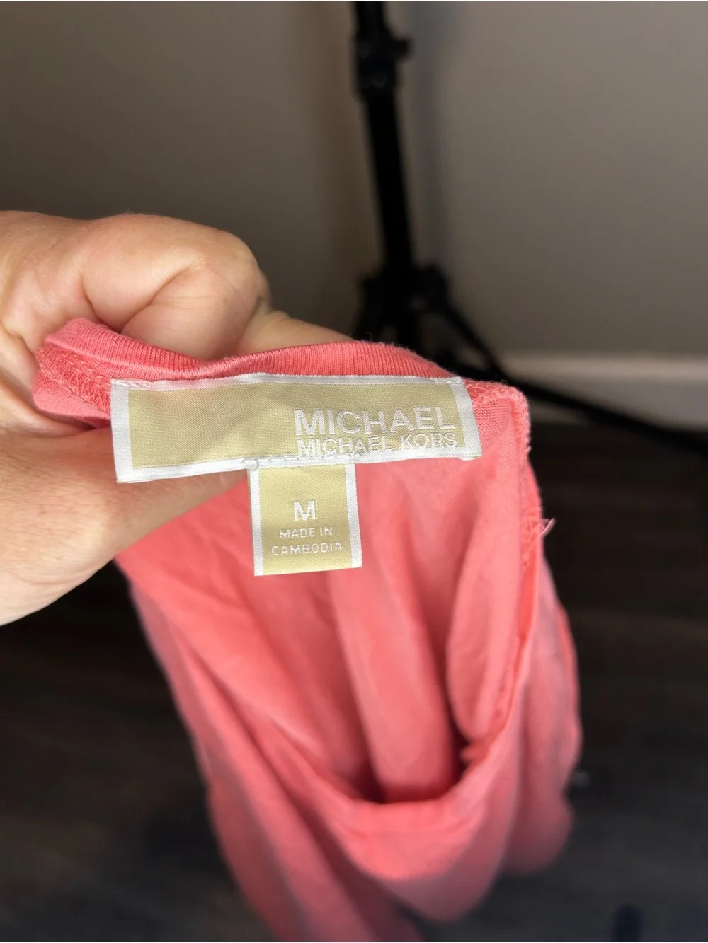 Michael Kors Coral Layered Tank Top women’s medium